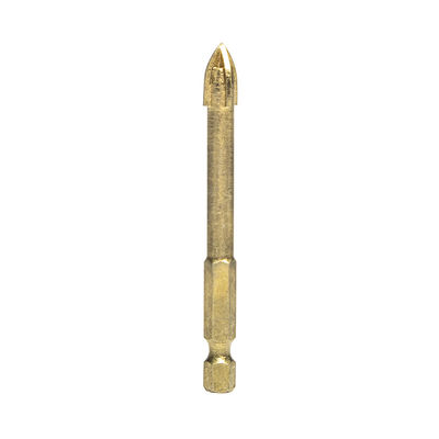 10mm Hauptkarbid-Fliesen-Bohrer-Hexen-Schaft-Kreuz-keramischer Porzellan-Maurerarbeit-Stein